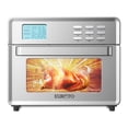 thumbnail image 1 of Euroto Air Fry Oven, 26.8 Quart  24 in 1 Function 360 Air Circulation, Bake, Broil, Toast, Air Fry, Air Roast, Digital Toaster, True Surround Convection, Includes Recipe Book, 1800 Watts, Steel Finish, 1 of 7