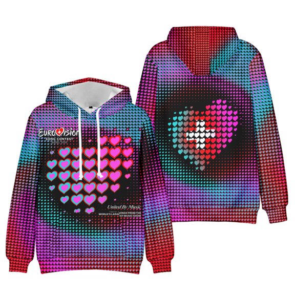 Eurovision 2025 Merch Hoodies For Men/Women Unisex Long Sleeve Sweatshirt Fashion Streetwear