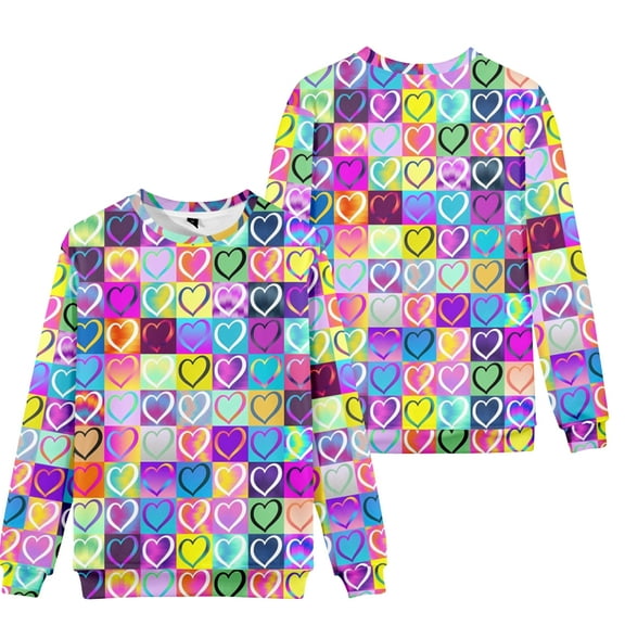 Eurovision 2025 Merch Long Sleeve Crewneck Sweatshirt For Men/Women Unsiex Fashion Streetwear