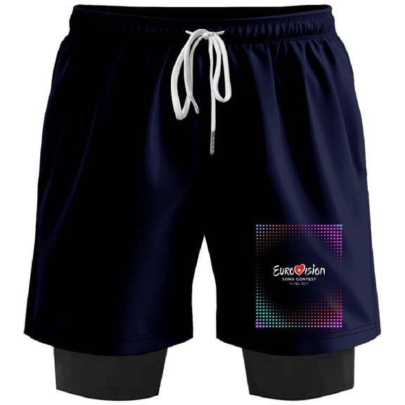 Eurovision 2025 Unity Shapes Love Merch Sweatshorts Women Men Casual Short Basketball Pants Outdoor Sportwear