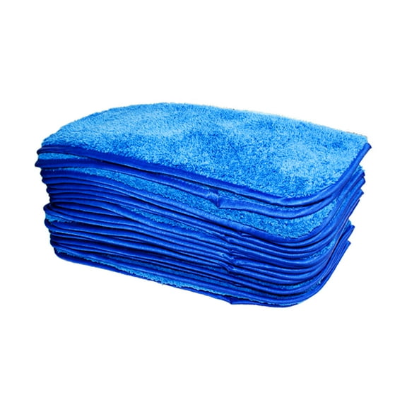 Eurow Microfiber Double Density Towels 12" X 16" 700 GSM Eurow Shag 10Pk
