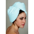 thumbnail image 1 of Eurow Microfiber Hair Towel Turban Wrap - Blue - 1 Pack, 1 of 2
