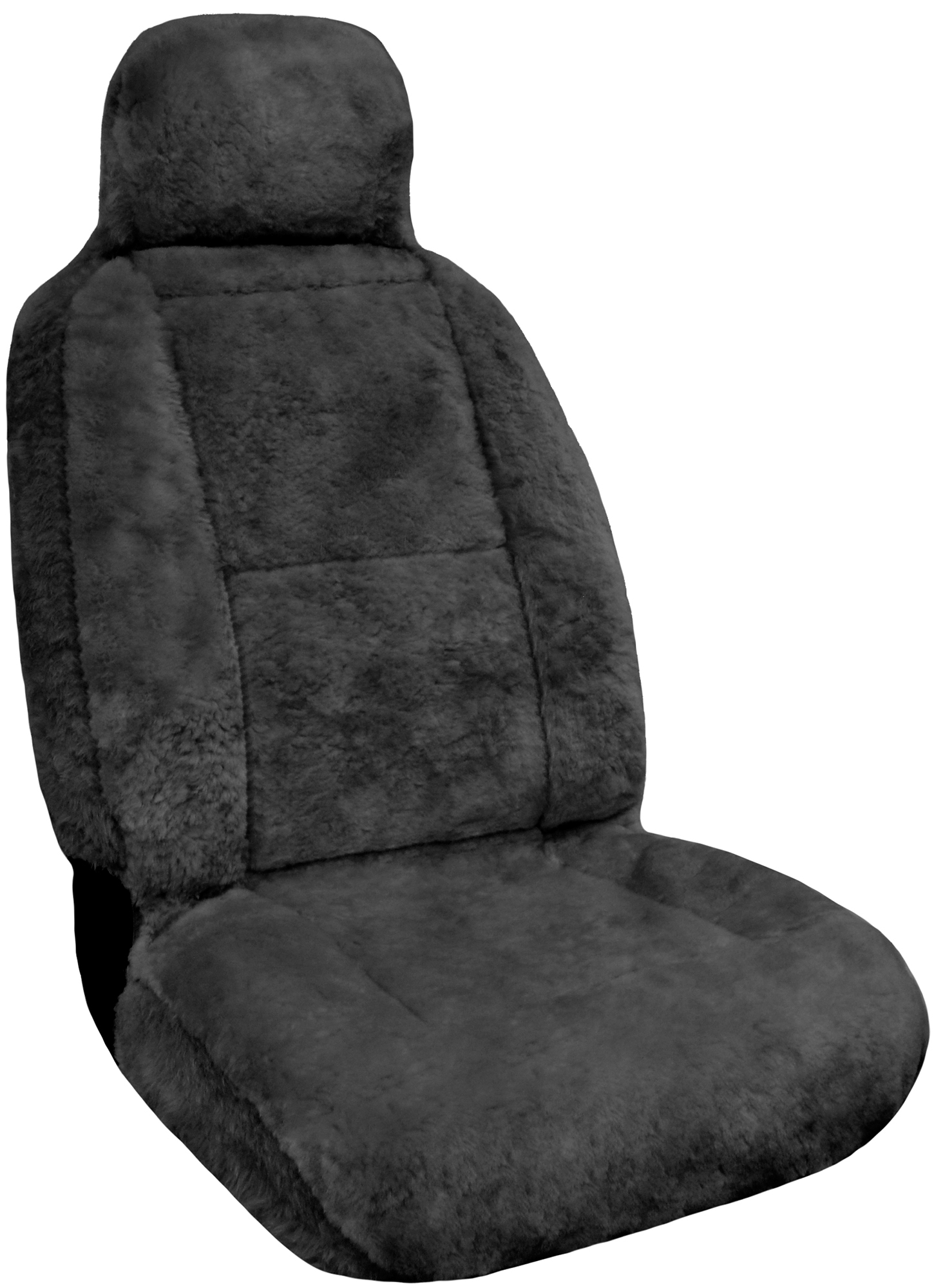 Eurow Sheepskin Seat Cover New XL Design Premium Pelt - Gray - image 1 of 6
