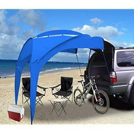 Eurow Tail Gator Portable Sunshade Canopy Tent for Outdoor Protection and Shade, Blue