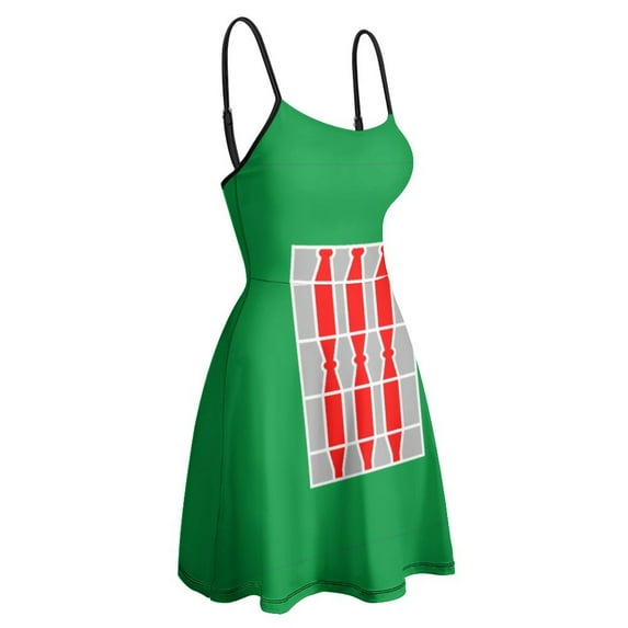 Euskadi Flag Women's Sling Dress Casual Graphic Woman's Clothing Cool Vacations