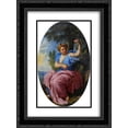 thumbnail image 1 of Eustache Le Sueur 2x Matted 18x24 Black Ornate Framed Art Print 'The Muse Terpsichore ', 1 of 2