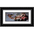 thumbnail image 1 of Eustache Le Sueur 2x Matted 24x14 Black Ornate Framed Art Print 'Cupid Ordering Mercury to Announce his Power to the Universe', 1 of 2