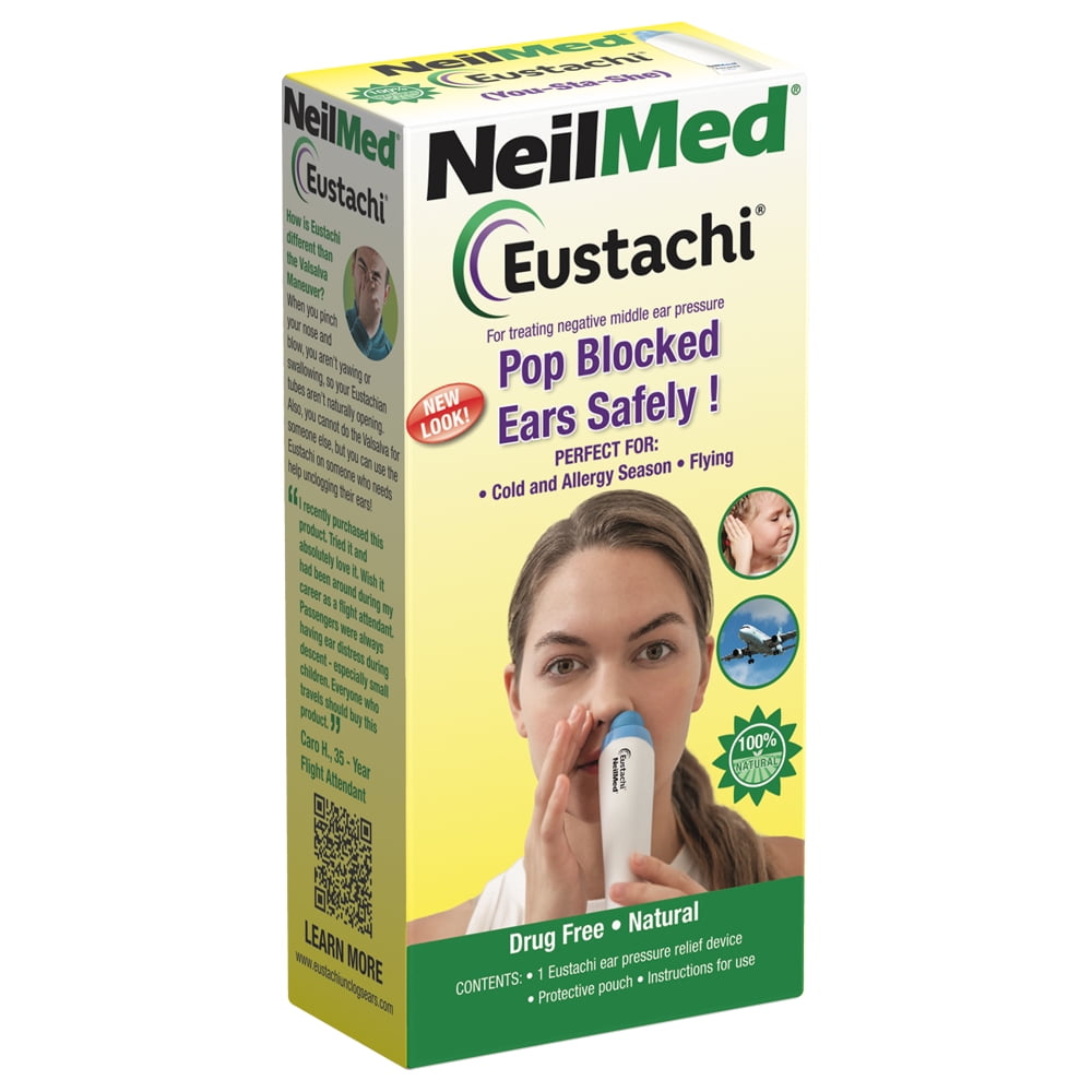 Eustachi Ear Pressure Relief Device, 1 Each, Earcare relief