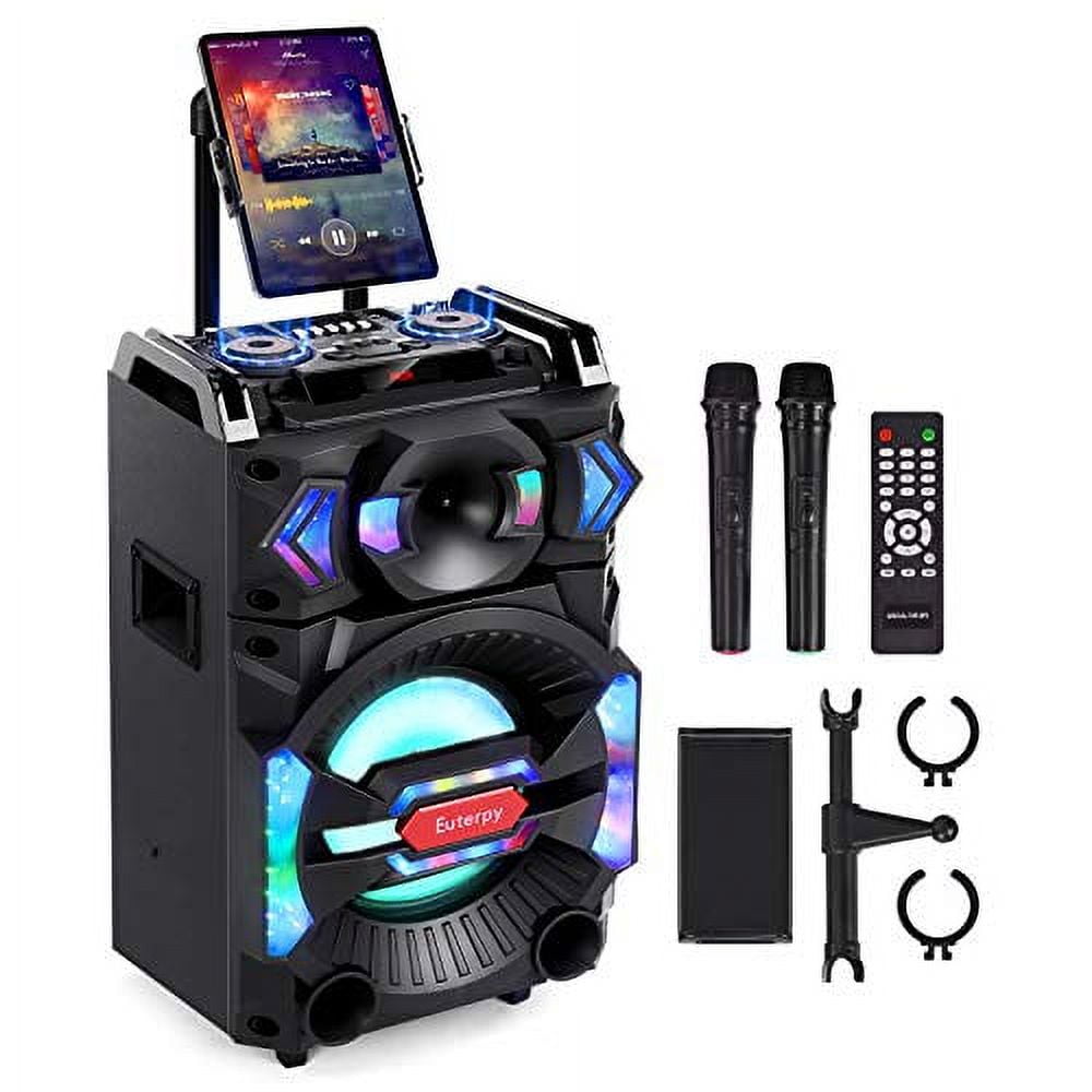 Euterpy Karaoke Machine for Adults, Portable PA System Bluetooth