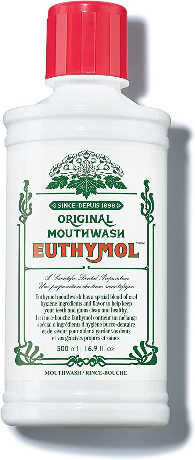 [Euthymol] Original Mouthwash, 16.9 fl oz Fresh Breath Euthymol