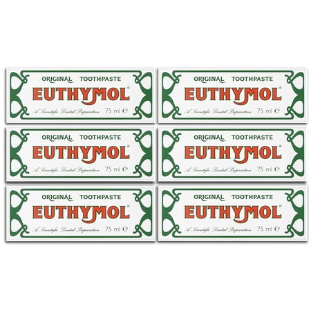Euthymol Original Toothpaste 75ml Case of 6