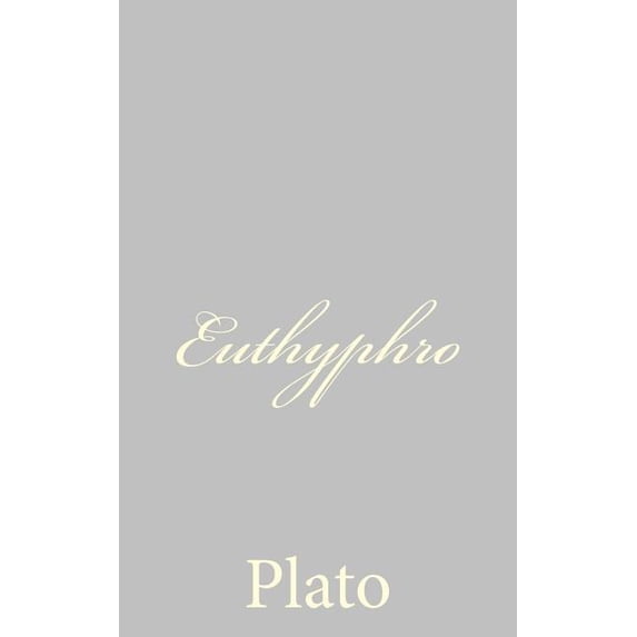 Euthyphro (Paperback)