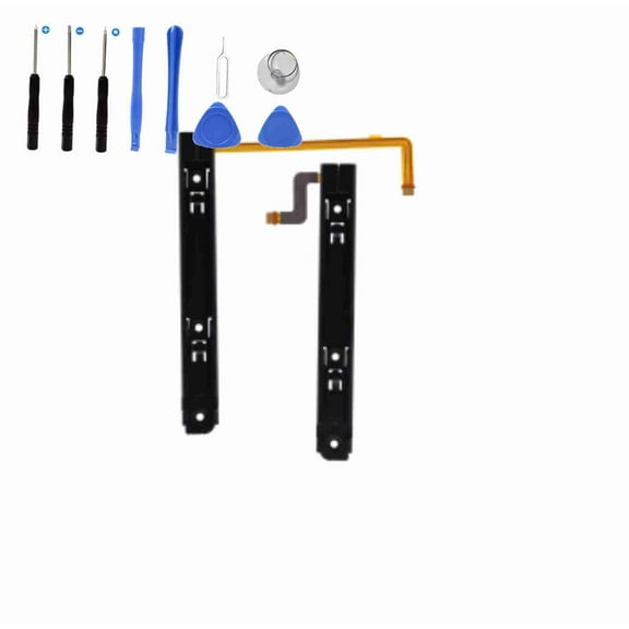 Eutoping Left Right Slider sliding rail with Flex Cable for Nintendo Switch OLED Console
