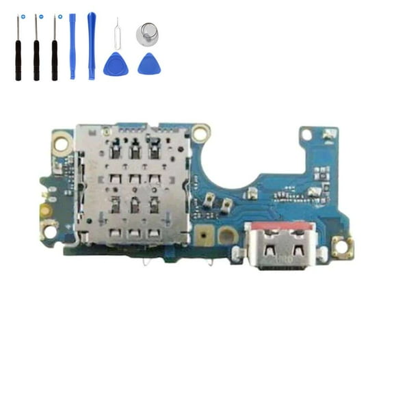 Eutoping USB Charging Port For Motorola Moto G85 5G Dock Connector Charger Board Flex Cable Assembly Replacement with tool