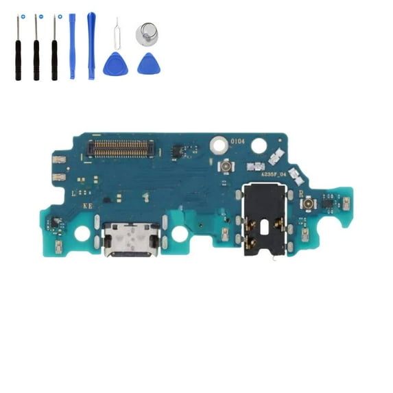 Eutoping USB Charging Port For Samsung Galaxy A23 4G A235 Dock Connector Charger Board Flex Cable Assembly Replacement with tool