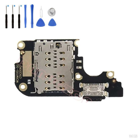 Eutoping USB Charging Port For Xiaomi Mi 10 Lite 5G Dock Connector Charger Board Flex Cable Assembly Replacement with tool