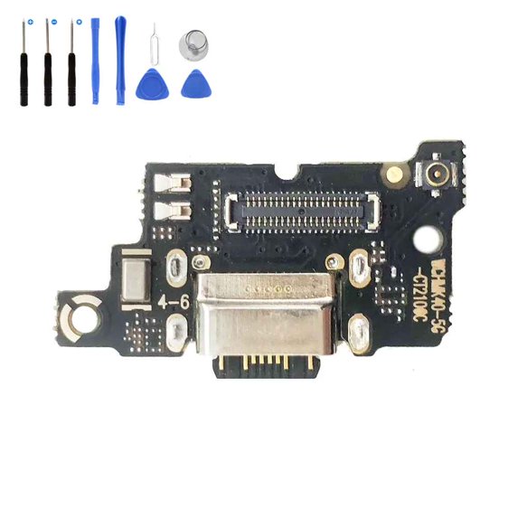 Eutoping USB Charging Port For Xiaomi Poco F3 Mi 11i 5G Dock Connector Charger Board Flex Cable Assembly Replacement with tool
