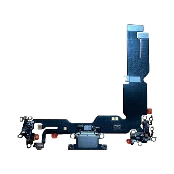 Eutoping charging port board For Apple iPhone 15 Plus Black Connector Charger Board Flex Cable Assembly Replacement