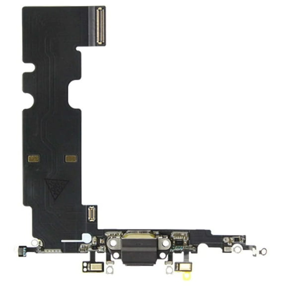 Eutoping charging port board For Apple iPhone 8 Plus Black Connector Charger Board Flex Cable Assembly Replacement