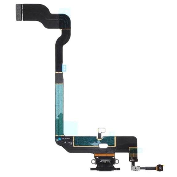 Eutoping charging port board For Apple iPhone XS Black Connector Charger Board Flex Cable Assembly Replacement