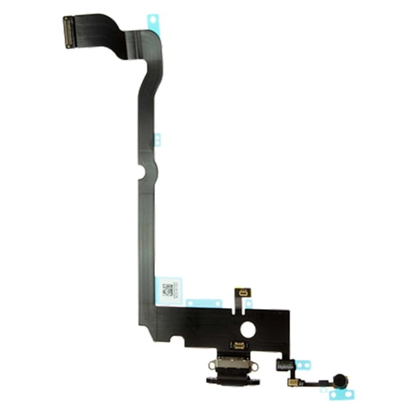 Eutoping charging port board For Apple iPhone XS Max Black Connector Charger Board Flex Cable Assembly Replacement