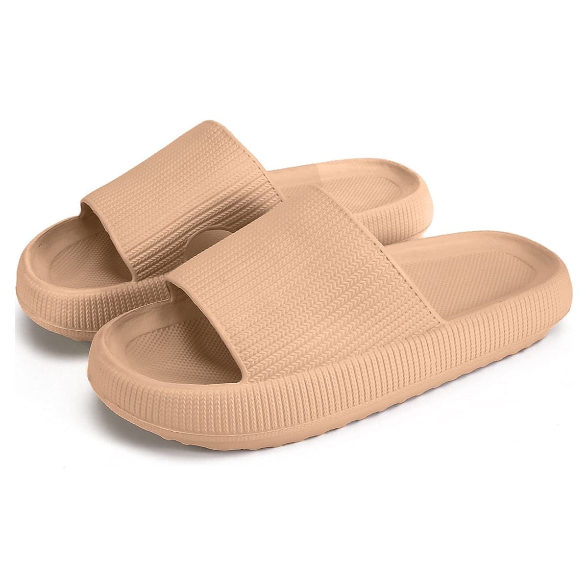 Unisex Shower Slides Size W 7-8, M Beige Kuwait Ubuy