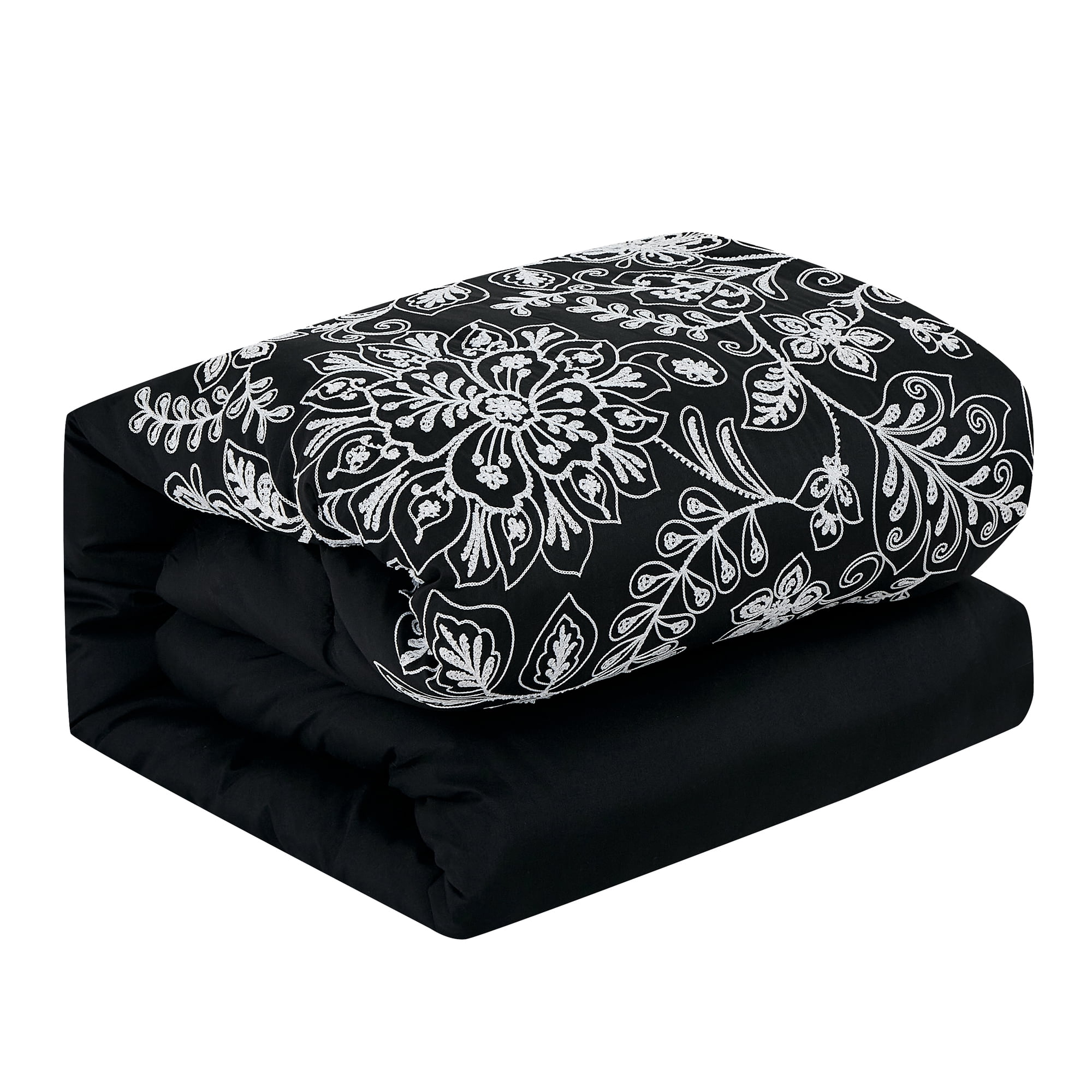 EvJk 7-Piece Luxury Comforter Set, Couture-Level Embroidery, King