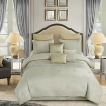 EvJk Luxury 9-Piece Comforter Set – Premium Jacquard Design, Queen