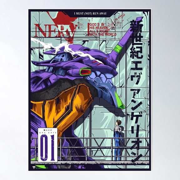 Eva 01 Poster Wall Art Home Decor Vintage Gift Living Room Dercor