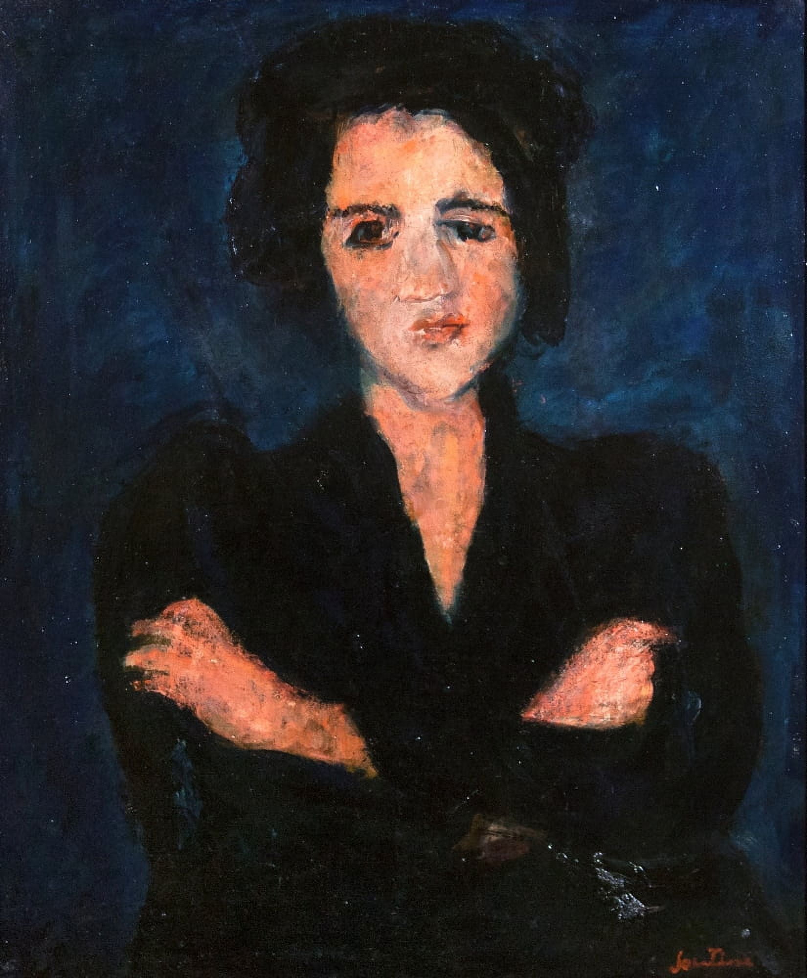 Eva 1928 Canvas Art - Chaim Soutine (24 x 36)