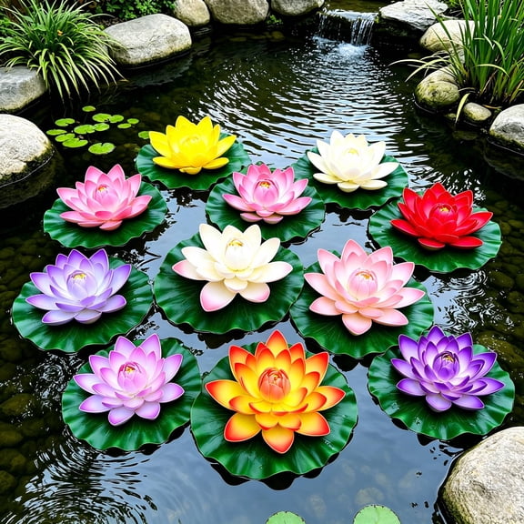 Eva Artificial Lotus Flower 1Pc Eva Realistic Water for Home Weddings