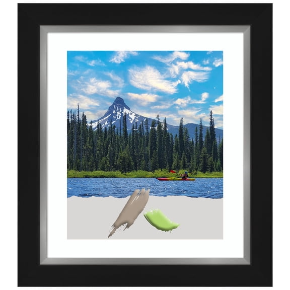 Eva Black Silver Picture Frame, Photo Frame, Art Frame