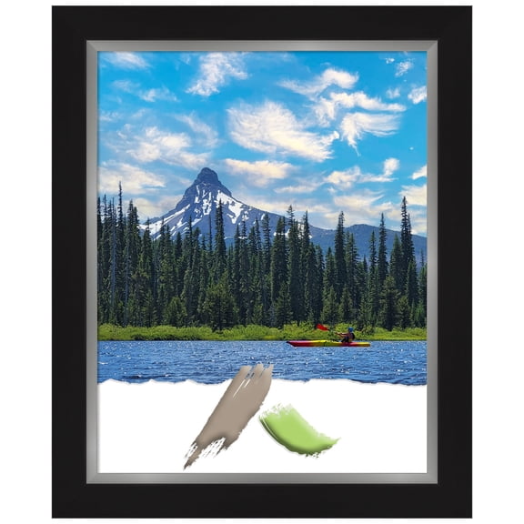 Eva Black Silver Picture Frame, Photo Frame, Art Frame