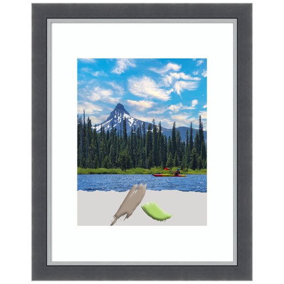 Eva Black Silver Thin Picture Frame, Photo Frame, Art Frame