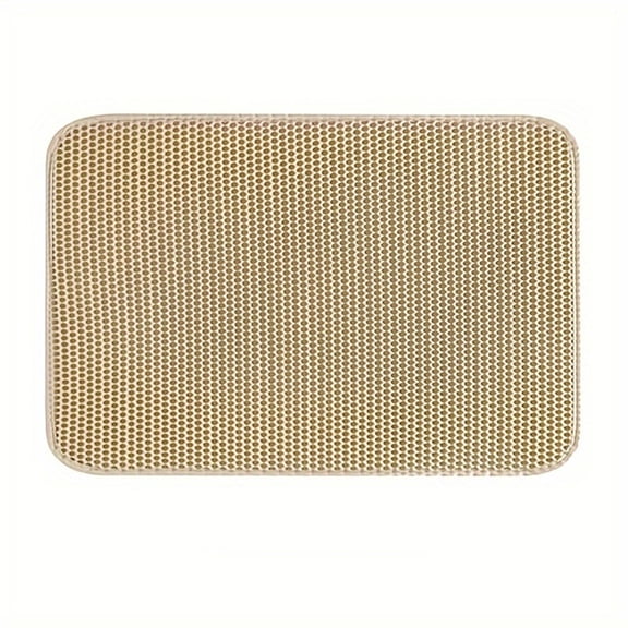Eva Cat Litter Mat, Double Layer Waterproof Design, Pet Litter Box Mat, Cat Toilet Mat for Easy Cleanup