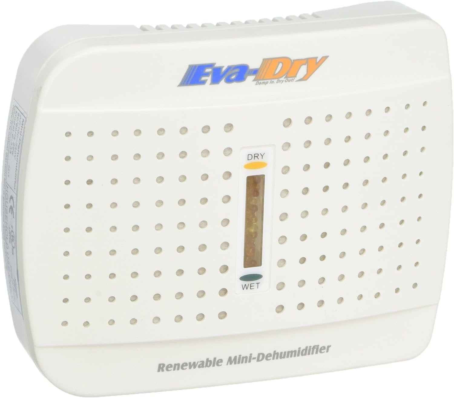 Eva-Dry Mini Dehumidifier - 0 Pt, 300 Sq Ft Coverage - White — Residential Use, Standard Application