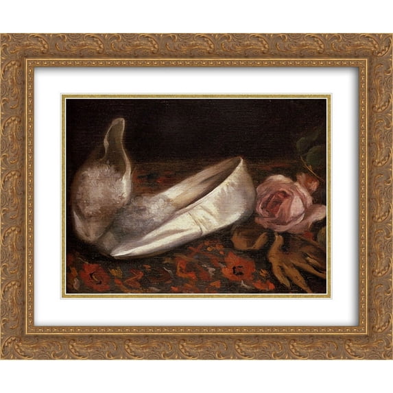 Eva Gonzales 2x Matted 24x20 Gold Ornate Framed Art Print 'White Shoes'