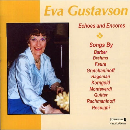 Eva Gustavson - Echoes & Encores - Music & Performance - CD