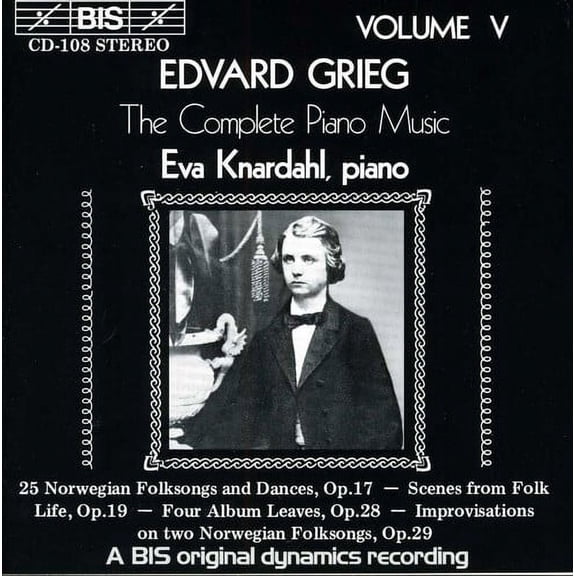 Eva Knardahl - 25 Norwegian Folk Songs Opus 17 - Music & Performance - CD