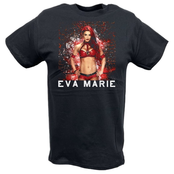Eva Marie All Red Everything Black T-shirt