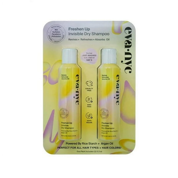 Eva NYC Freshen Up Dry Shampoo, 5.3 Ounce (Pack of 2)