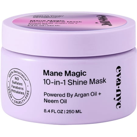 Eva NYC Mane Magic 10-in-1 Shine Mask, 8.4 fl oz