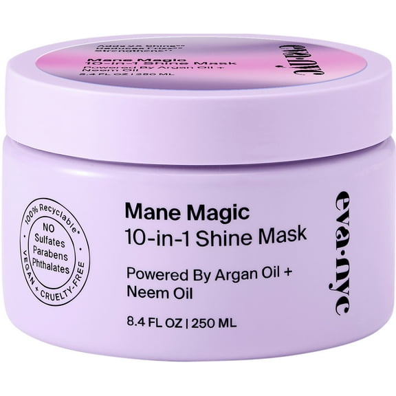 Eva NYC Mane Magic 10-in-1 Shine Mask, 8.4 fl oz