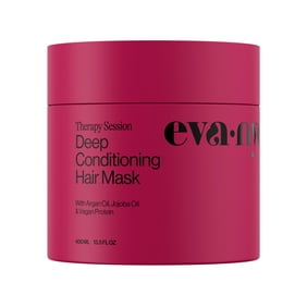 Eva NYC Therapy Session Deep Conditioning Hair Mask Vegan Protein, Jojoba +Argan Oil, 13.5oz