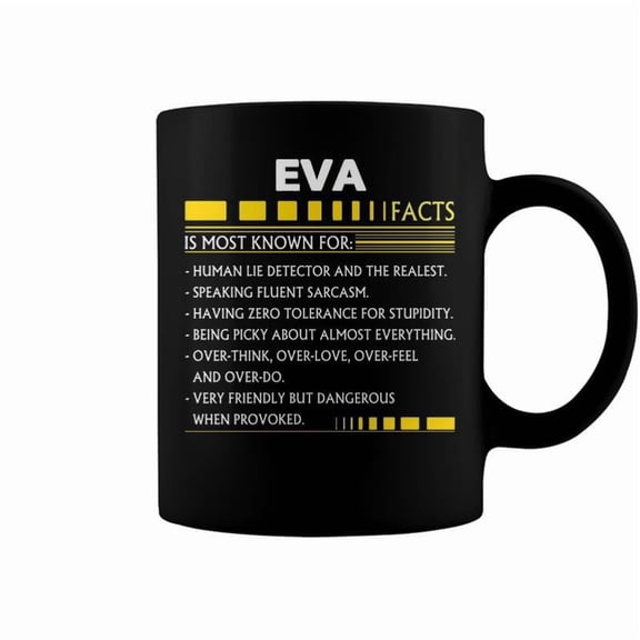 Eva Name Gift Eva Facts Coffee Mugs