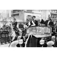 thumbnail image 1 of Eva Peron Riding In An Open Car In President Juan Peron'S Second Term Inaugural Parade. June 4 History (24 x 18), 1 of 1