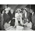 thumbnail image 1 of Eva Peron Visiting A Sewing Workshop Where Women Workers Were Engaged In Embroidery. July 1947. -, 1 of 2