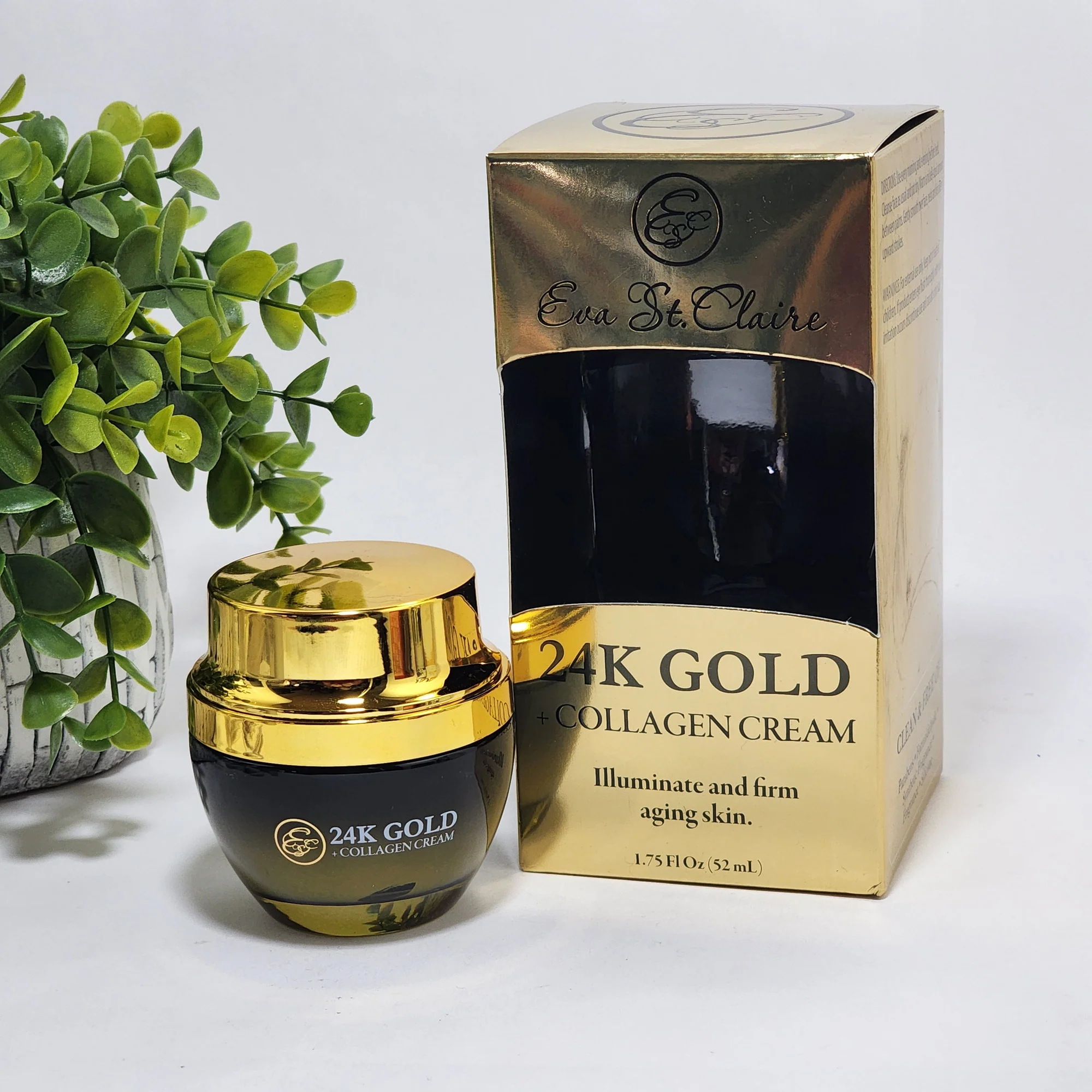 Eva St. Claire 24K Gold + Collagen Cream - Walmart.com