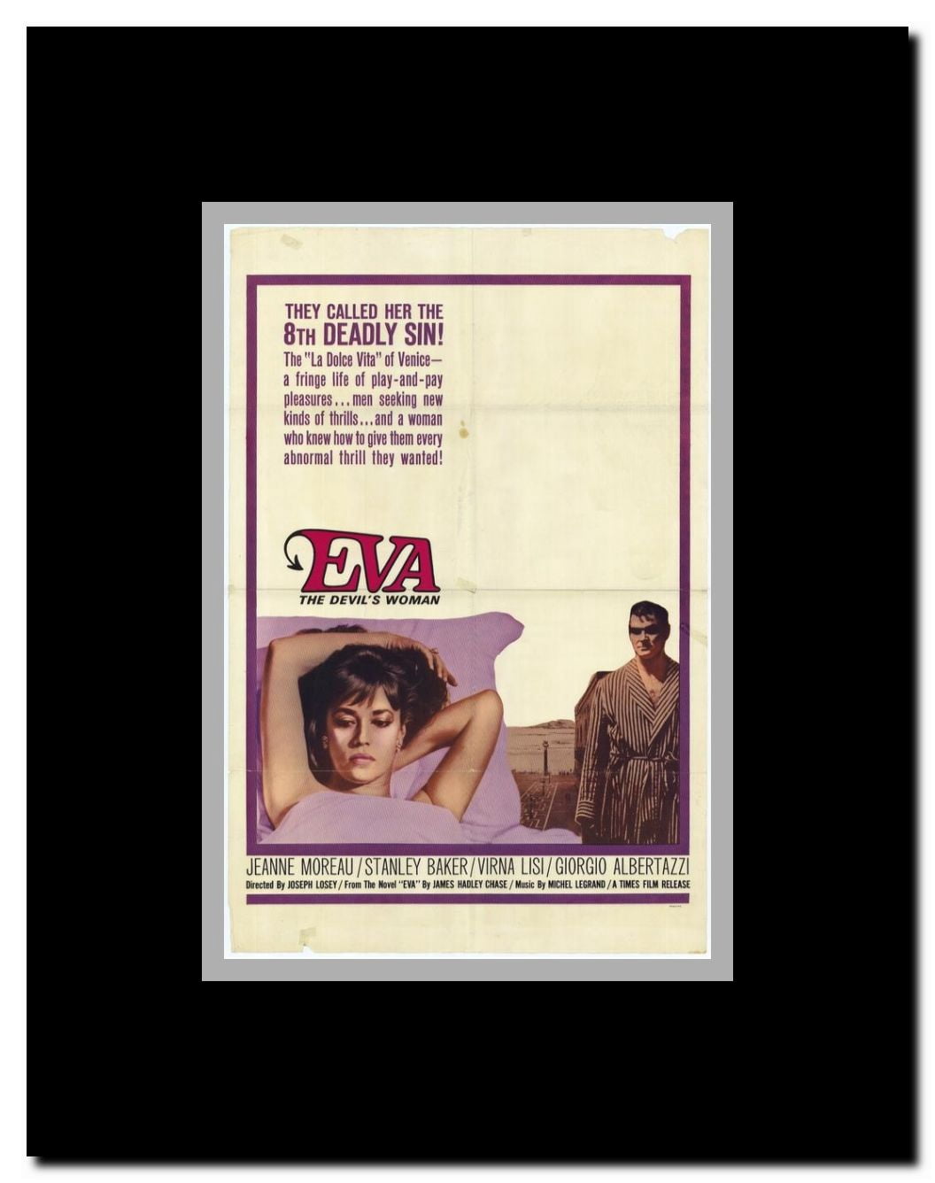 Eva The Devil's Woman Framed Movie Poster
