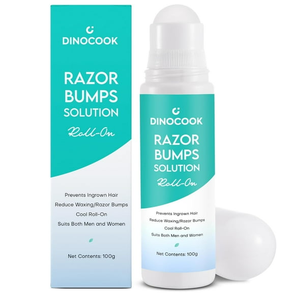 Evagloss Razor Bump Stopper for Ingrown Hairs and Razor Burns, Dark Spot Corrector Skin Lightening, Roll-On for Men and Women -100 g